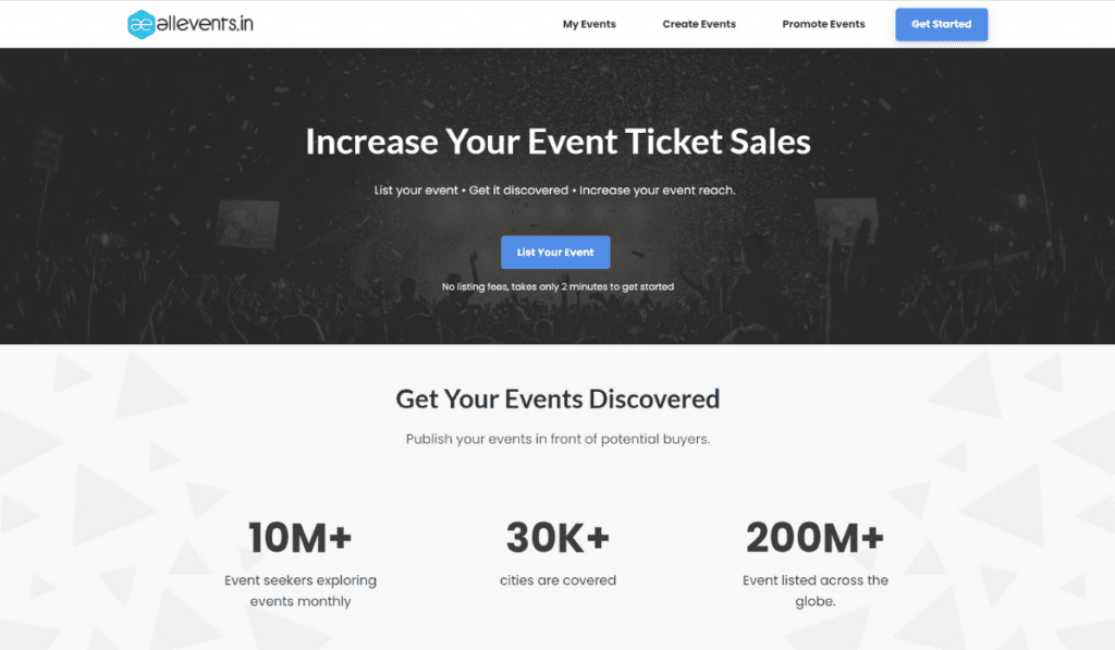 AllEvents is the best affordable alternative to Eventbrite
