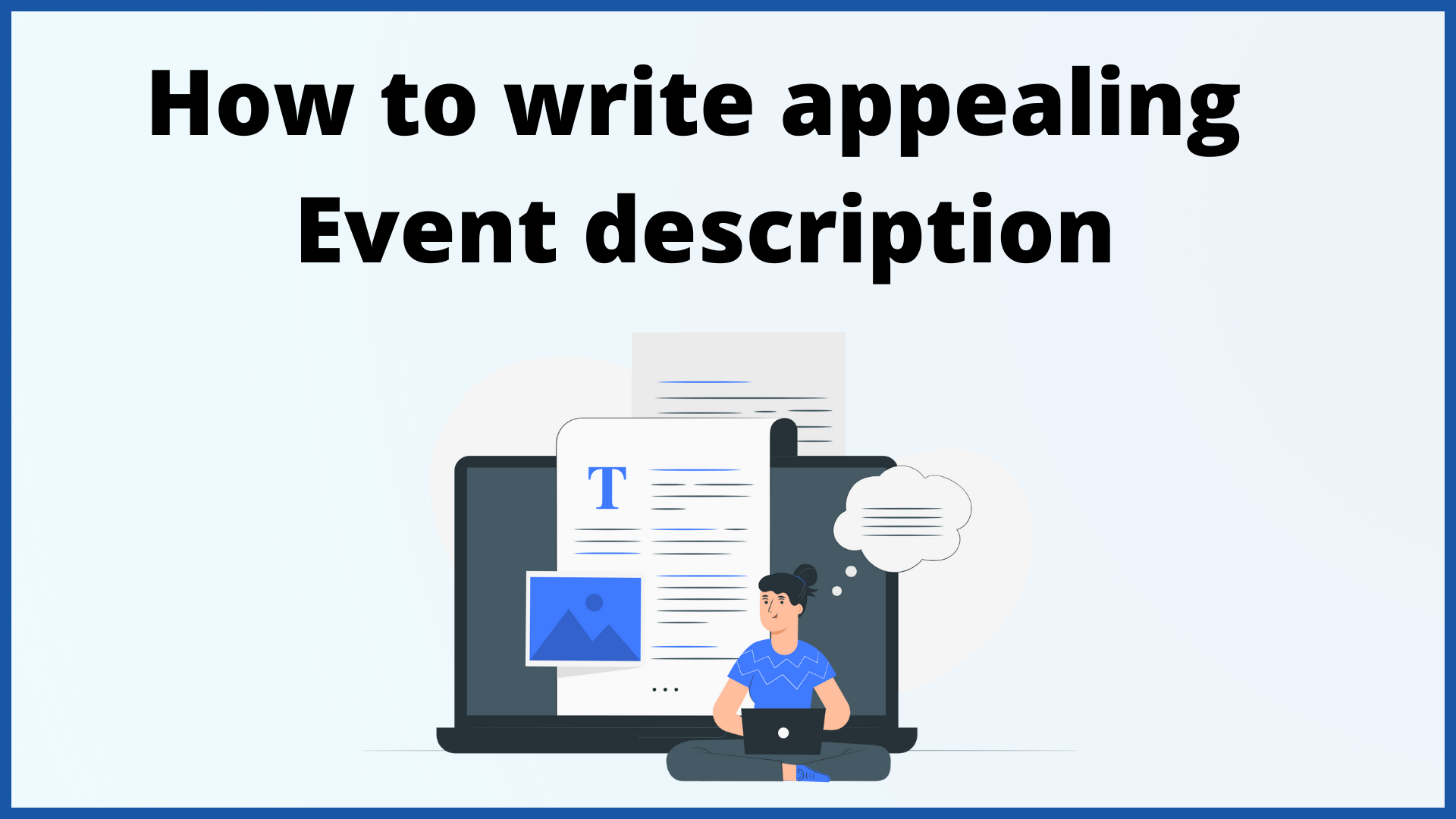 How to write event description